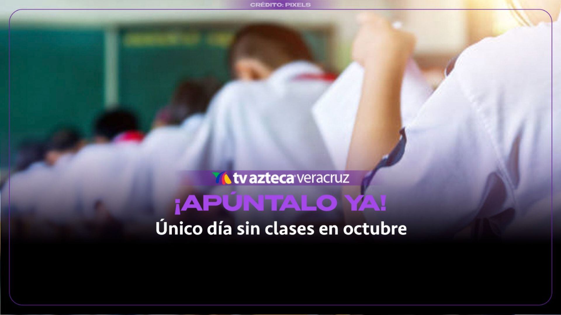 Octubre día sin clases