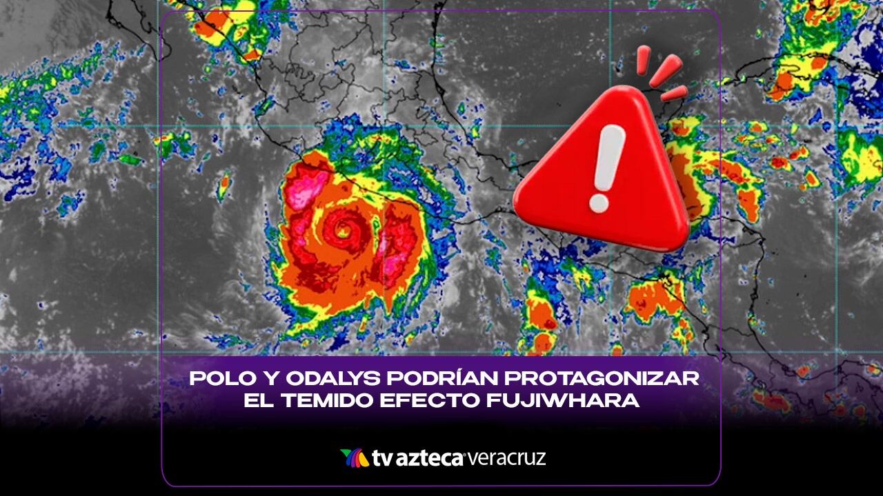 ¿SE VAN A UNIR? Polo y Odalys podrían protagonizar el temido efecto Fujiwhara; esto se sabe 