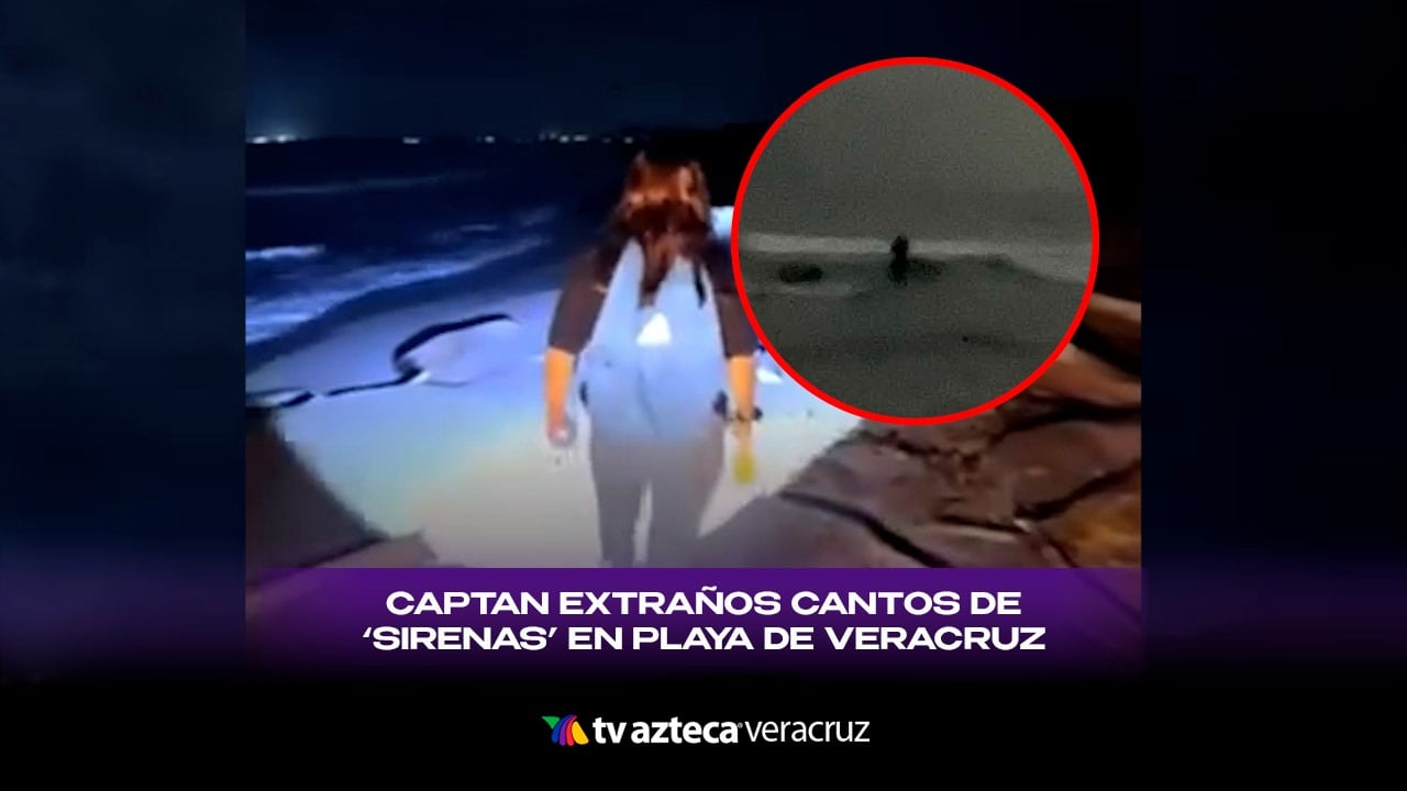 Captan cantos de sirena en playa de Veracruz