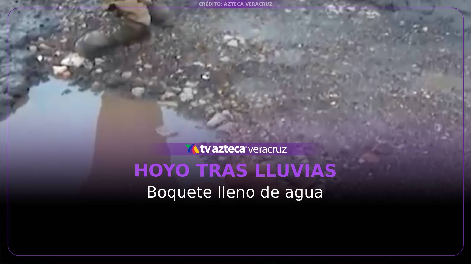 Lluvias dejan gran hoyo en Xalapa, conductores señalan sus riesgos