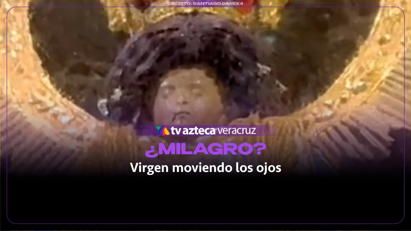 VIDEO | Captan imagen de la Virgen de Juquila moviendo los ojos en templo de Oaxaca ¿Volverá a desaparecer? 
