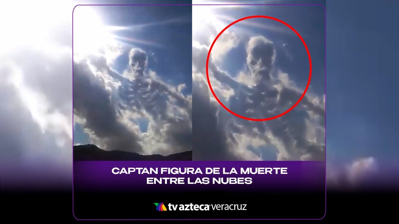 ¿SEÑAL DEL APOCALIPSIS? Captan figura de la muerte entre las nubes (+VIDEO)