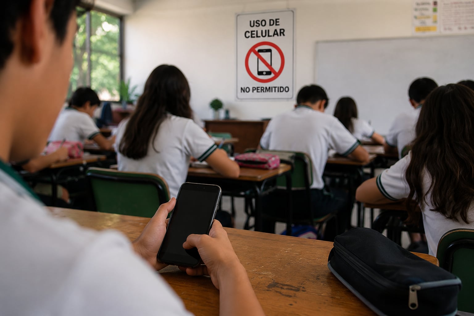¡OFICIAL! Prohibirán el uso de TELÉFONOS dentro de escuelas de Tabasco; ¿a partir de cuándo?