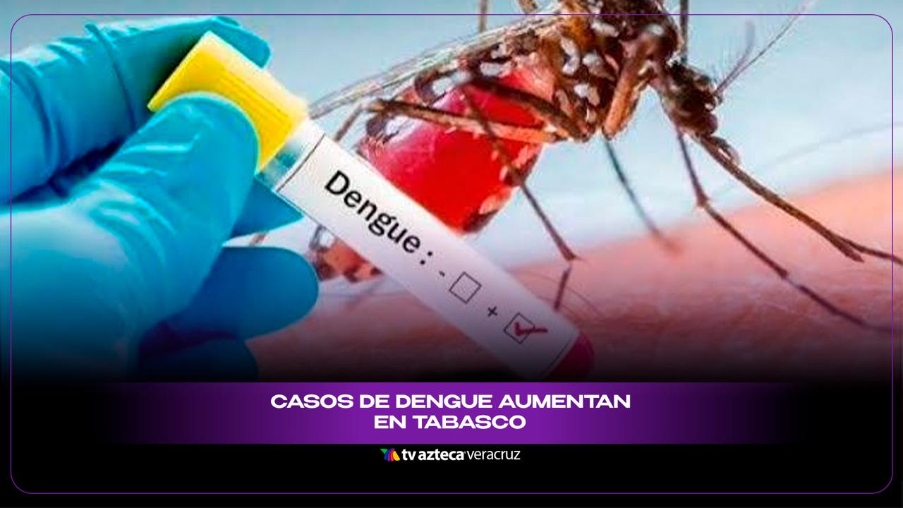 Casos de dengue aumentan en Tabasco