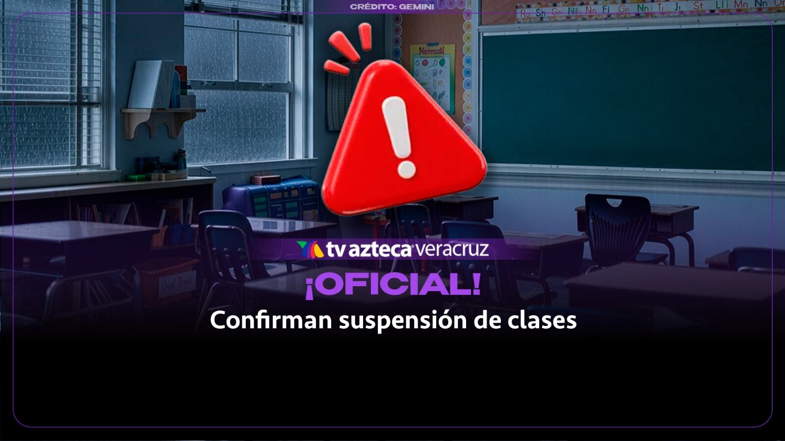 ¡OFICIAL! Confirman suspensión de clases el viernes 16 de octubre por el frente frío número 2