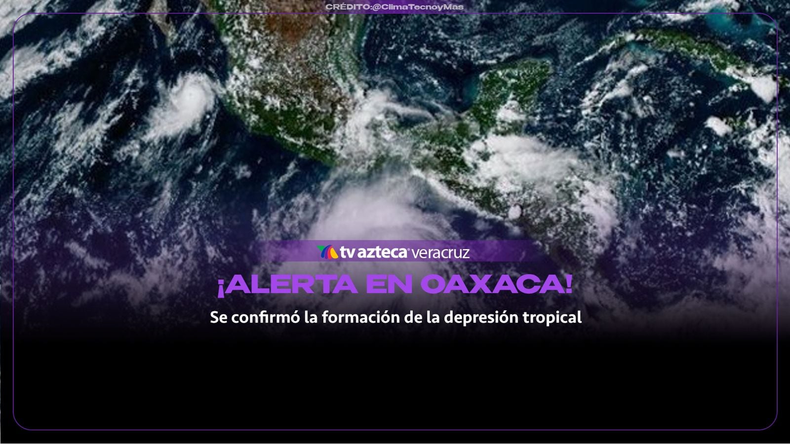 ¡ALERTA EN OAXACA! DEPRESIÓN TROPICAL podría convertirse en HURACÁN TRUDY categoría 4