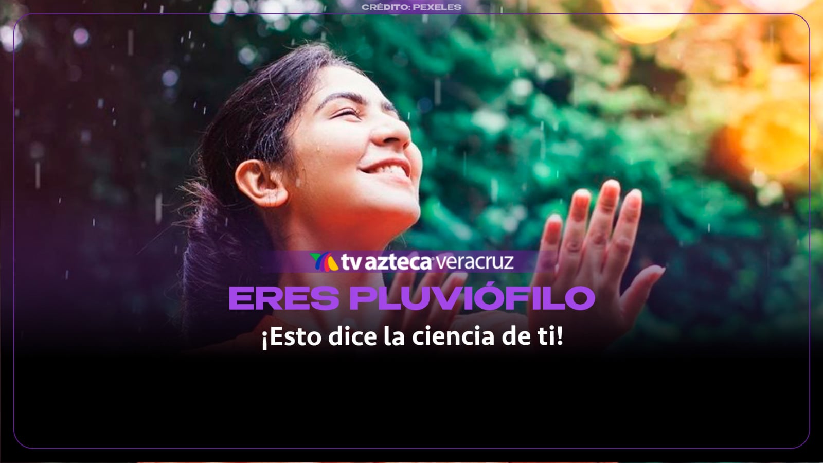 ¿Amas la lluvia? Podrías ser pluviófilo