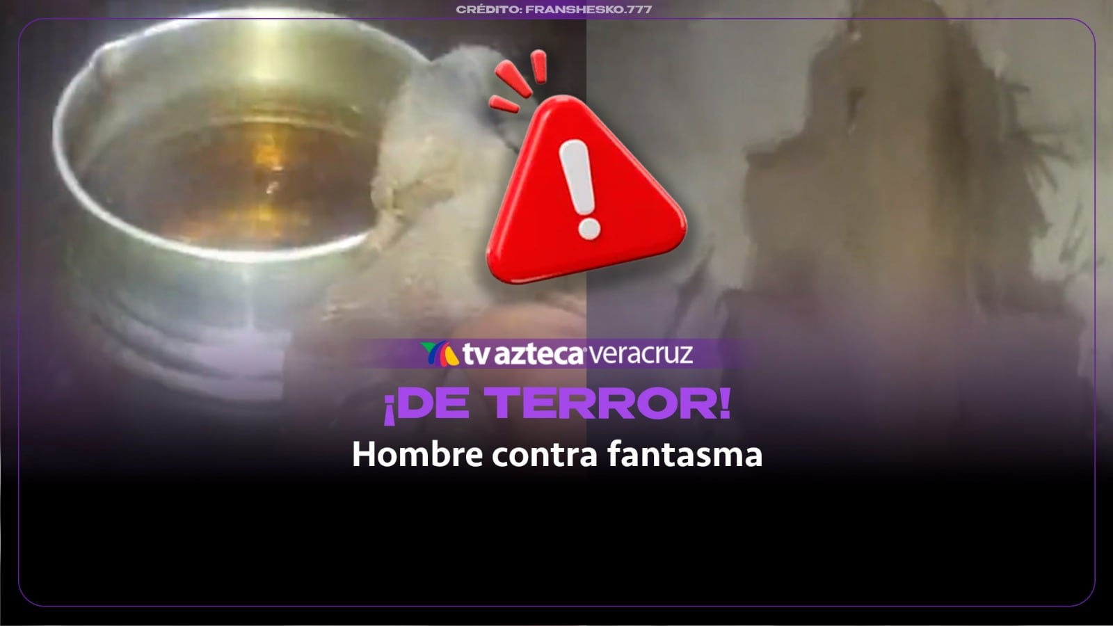 ¡NI LOS MUERTOS LO ASUSTAN! Hombre le lanza agua hirviendo a un FANTASMA que lo molestaba
