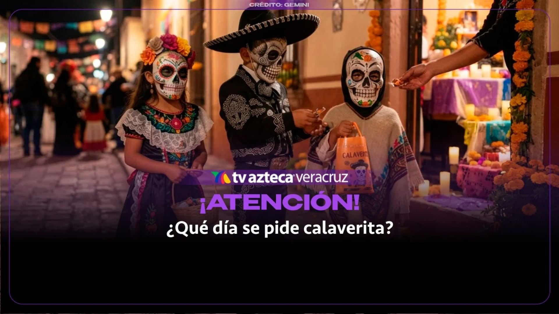 ¿Qué día se pide calaverita en México? Estas son las fechas