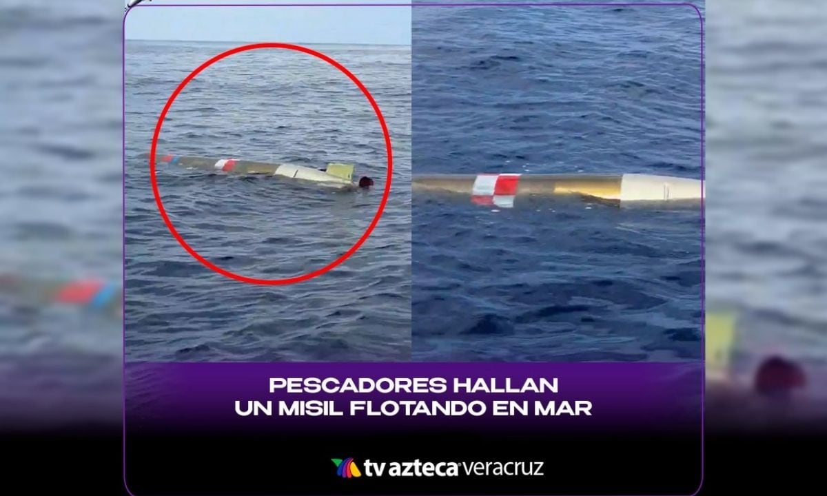 Pescadores hallan misil